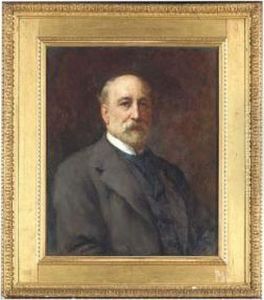 Portrait Of A Gentleman, Half-length by Walter William Ouless