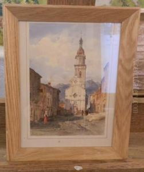 Place De L'eglise, Dans Village A La Montagne - view 1