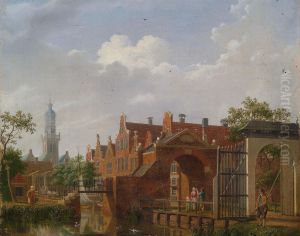 Veduta Della Citta Di Purmerend Nell""""olanda Settentrionale Veduta Della Citta Di Purmerend Nell""""olanda Settentrionale