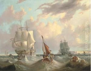 A Three-masted Dutch Merchantman A Three-masted Dutch Merchantman