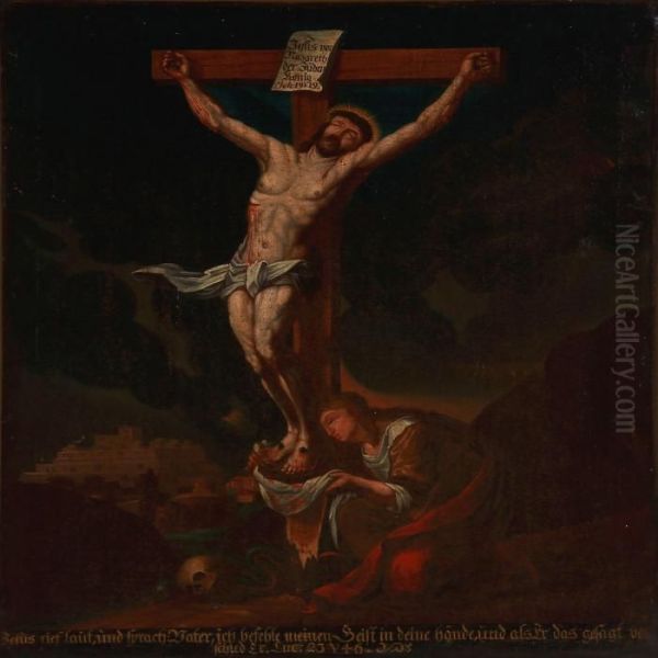 Jesus On The Cross - view 1