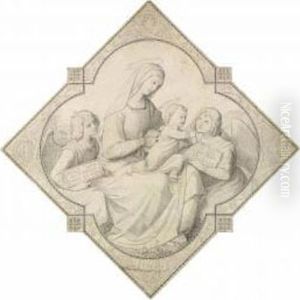 The Madonna And Child by Johann Friedrich Overbeck