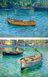 Barques Au Port by George O. Owen