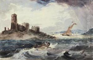 Shipping Running Towards A Tidal Gate by Samuel Owen