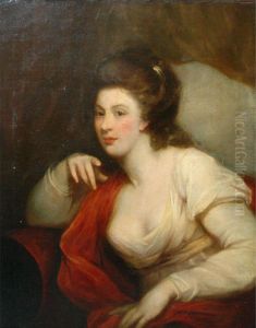 Portrait Of Lady Harcourt by William Owen