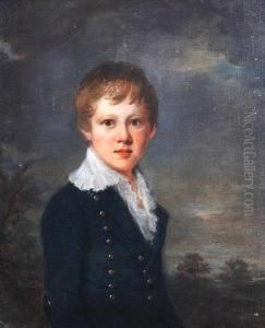 Portrait Of A Young Boy by William Owen