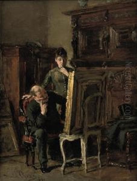 Admiring A Masterpiece - view 1