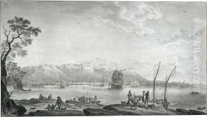 View Of Antibes by Ozanne, Nicolas Marie