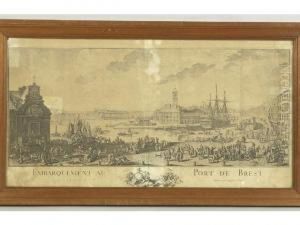 Construction Des Bassins De Pontaniou Au Port De Brest by Ozanne, Nicolas Marie