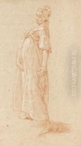 Deux Etudes De Femme Enceinte