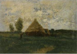 Meules De Foin (haystacks) by Laszlo Paal