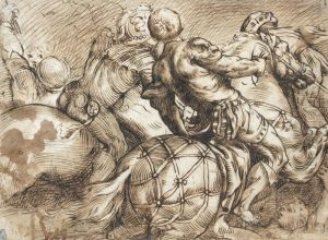 Combat De Cavalerie by Pseudo Pacchia