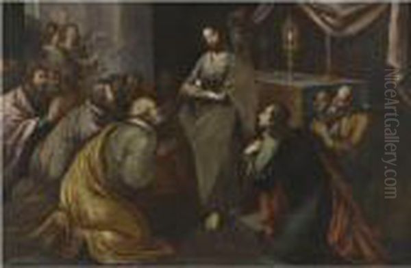 Christ Giving Holy Communion - view 1