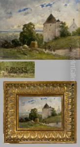 Suddeutsche Sommerlandschaft by Ferdinand Pacher