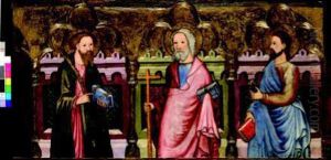 San Pietro Apostolo, San Giacomo Maggiore, San Giacomo Minore by Michael Pacher
