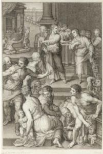 The Cleansing Of The Temple by Sante Pacini