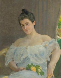 Woman With Bouquet