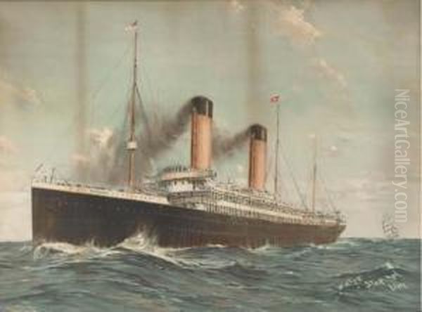 White Star Line R.m.s. Oceanic - view 1