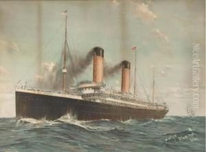 White Star Line R.m.s. Oceanic by Charles Murray Padday