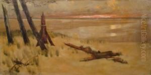 Jesus On A Fallen Cross by William Padgett