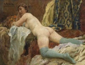 Femalenude With Stockings by Paul Paede