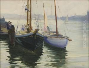 Schooner Yacht Diane And Yawl Colleen by Marie Danforth Page