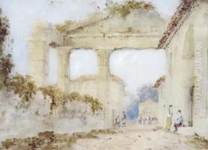 The Roman Library, Athens by William Page