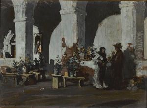 The Cloister, San Fernando Mission By Moonlight