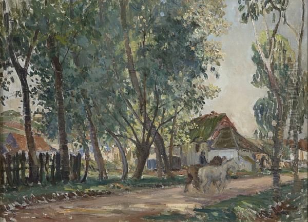 Landscape With Figure And Horses - view 1