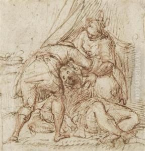 Samson Et Dalila by Giovanni Battista Paggi