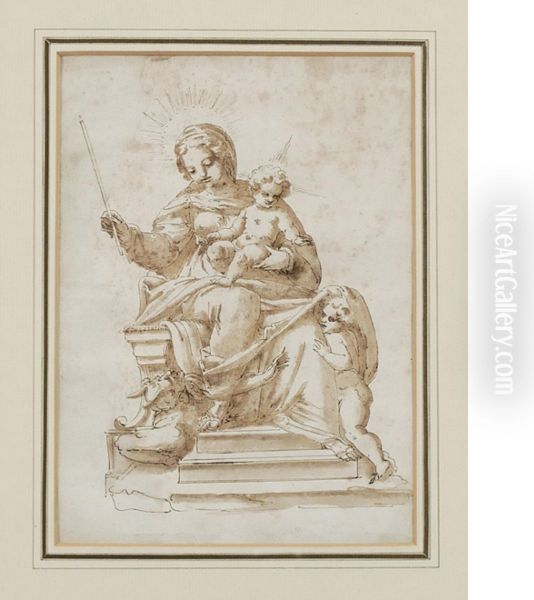 Madonna Con Bambino E San Giovannino - view 1