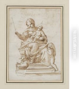 Madonna Con Bambino E San Giovannino