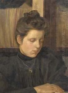Ritratto Di Giovinetta by Arturo Pagliai