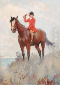 A Young Girl On Horseback A Young Girl On Horseback