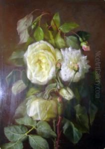 Bouquet De Roses by Marie Octavie Sturel Paigne
