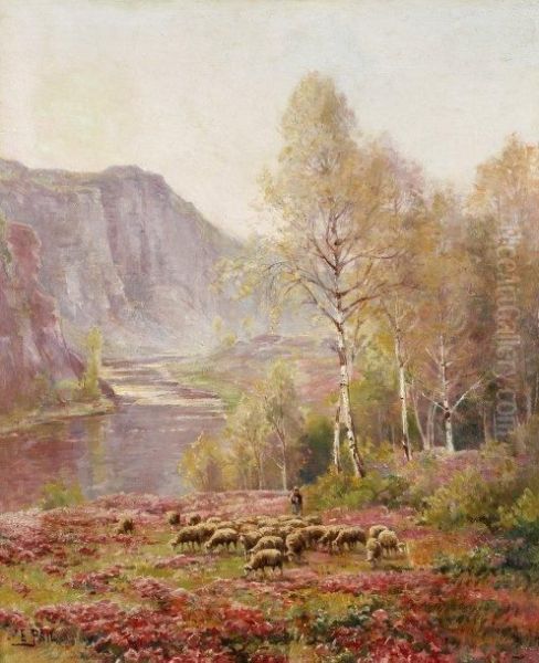 Berger Et Son Troupeau by Edouard Pail
