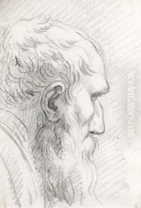 A Group Of Eight Drawings After The Antique by Jacques-Augustin Pajou