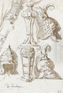 Three Sheets With Multiple Sketches On A Page