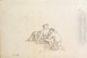 Tre Bagnanti by Pelagio Palagi