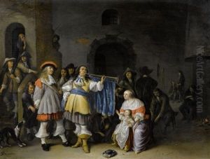 Interior Of A Guardroom by Antonie Palamedesz
