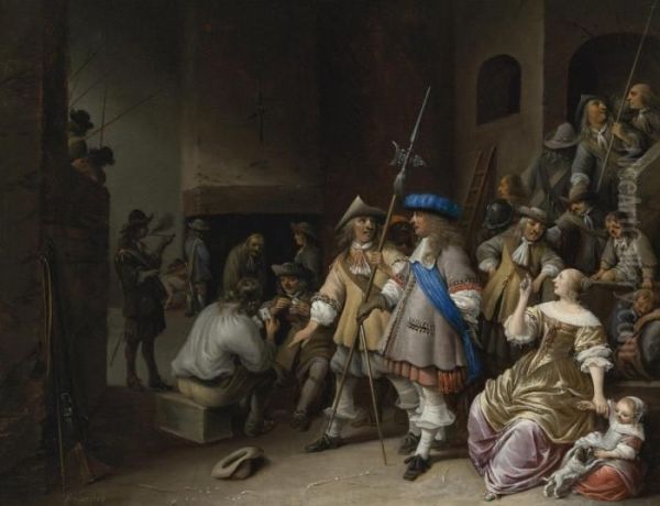 A Guardroom Interior - view 1