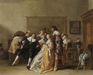 A Merry-making Party by Antonie Palamedesz