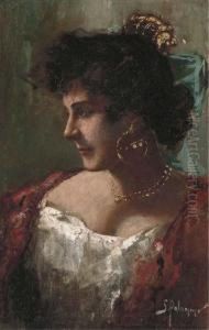 A Young Beauty; And Another Similar by S. Palamino
