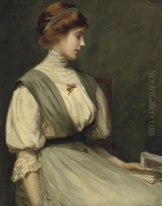 Portrait Of Nora Allen by William Mainwaring Palin