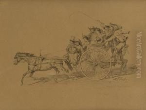 Il Calesse by Filippo Palizzi