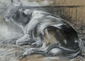 Mucca by Filippo Palizzi