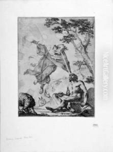Gott Haucht Adam Das Leben Ein. by Franz Xaver Palko