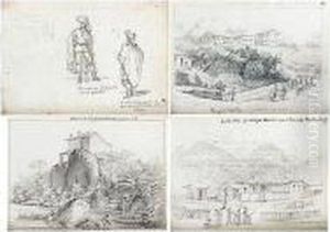 An Album Of Drawings Taken In Brazil by Armand Julien Palliere