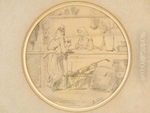 "interior De Pulperia" by Jean Leon Palliere