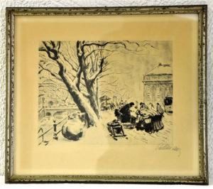 Berliner Ansicht Im Winter by Kurt Pallmann